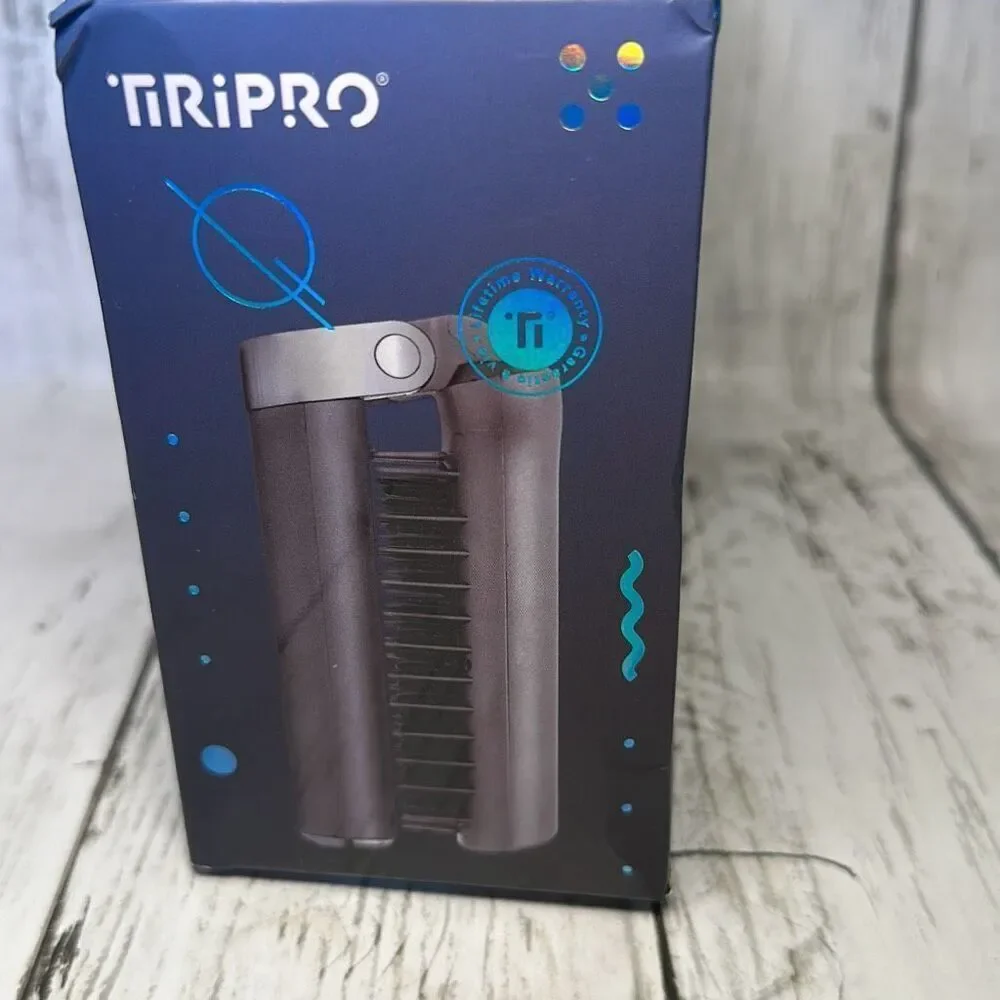 Tiripro Foldable Hot Straightening Smoothing Brush with‎ Pouch New